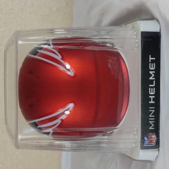 NFL Patriots Mini Alternate Blaze Helmet - Picture 4 of 9
